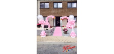 baby roze-zwanen-feestloper