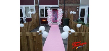 feestloper roze feestversiering